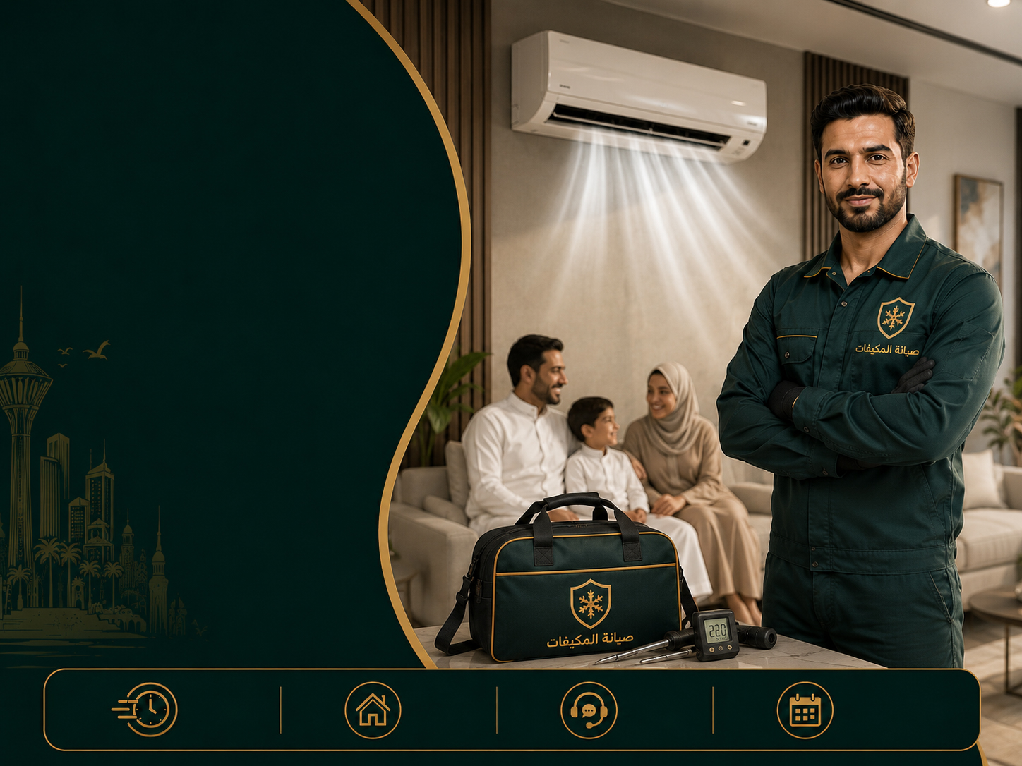 خدمات التبريد والتكييف وصيانة المكيفات في المنطقة الشرقية